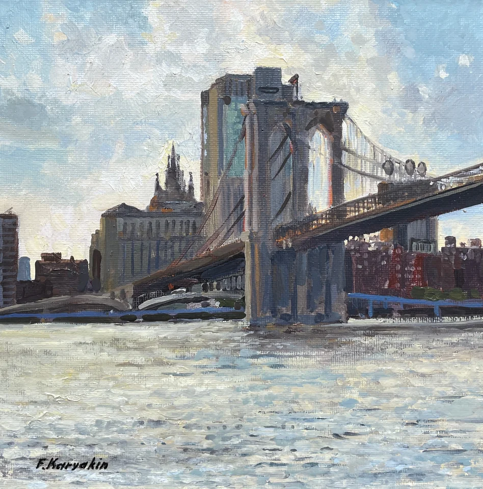 Evening at the Brooklyn Bridge