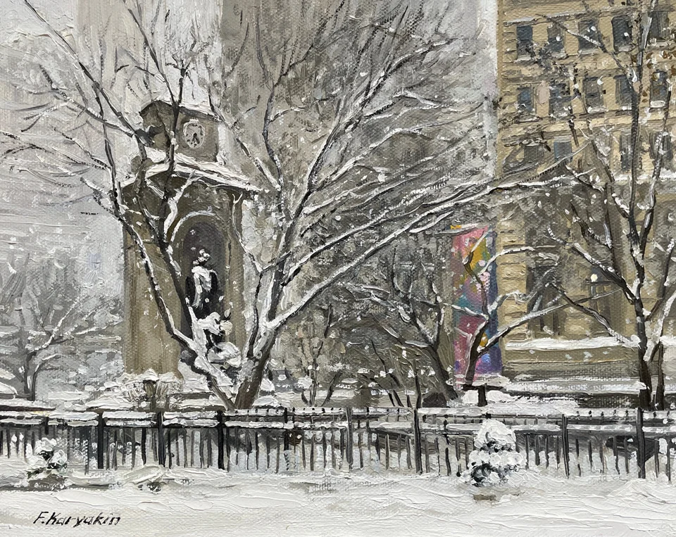 Snowy Day on Broadway