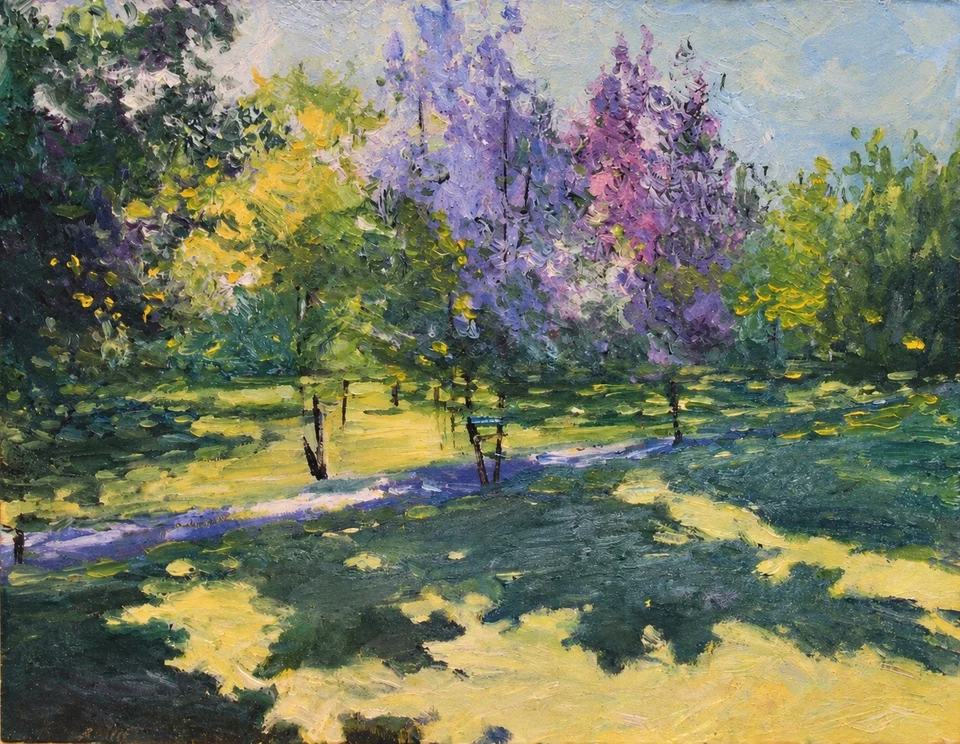 Розовое цветение