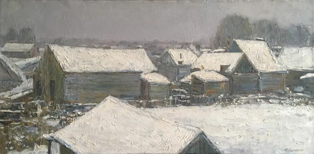 Snow-Covered Rooftops