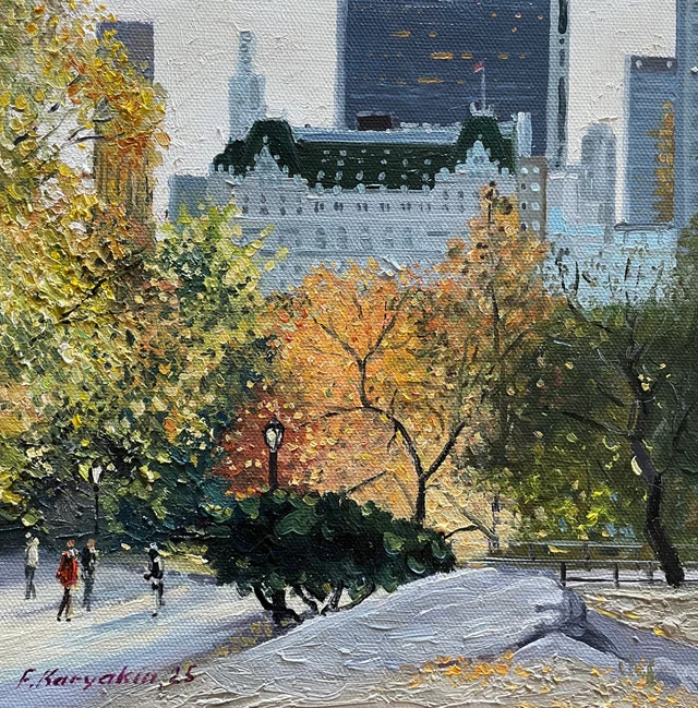 The Plaza Hotel in Fall