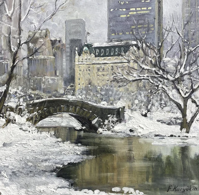 The Plaza Hotel After Snowfall